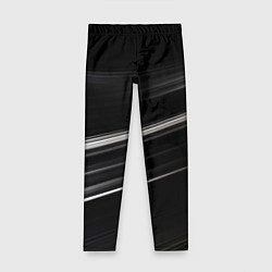 Леггинсы для девочки Black abstract background, цвет: 3D-принт