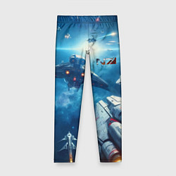 Леггинсы для девочки Mass Effect - space neon, цвет: 3D-принт