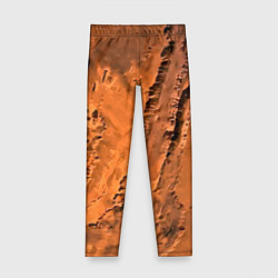 Леггинсы для девочки Каналы на Марсе - star dust, цвет: 3D-принт