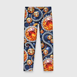 Детские легинсы Ювелирные украшение с золотом и бриллиантом паттер