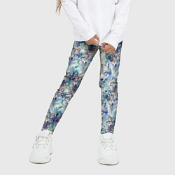 Леггинсы для девочки Паттерн из волков, цвет: 3D-принт — фото 2