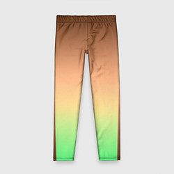 Детские легинсы Фисташковый комбинированный градиент