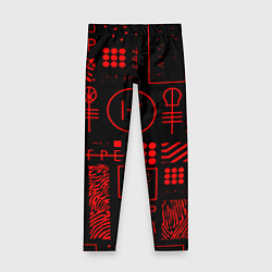 Детские легинсы Twenty one pilots pattern rock