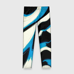 Леггинсы для девочки Современное искусство абстракции, цвет: 3D-принт