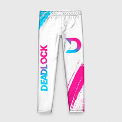 Детские легинсы Deadlock neon gradient style вертикально