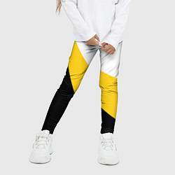 Леггинсы для девочки Сокрушу пред ним врагов его большой крест, цвет: 3D-принт — фото 2