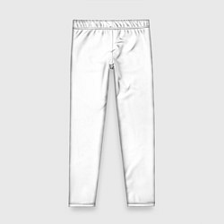 Леггинсы для девочки Призрак низ белый, цвет: 3D-принт