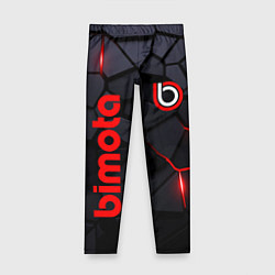 Леггинсы для девочки Bimoto - плиты с эффектом свечения, цвет: 3D-принт