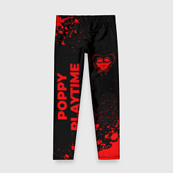 Детские легинсы Poppy Playtime - red gradient вертикально