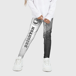 Леггинсы для девочки Brighton - white gradient по-вертикали, цвет: 3D-принт — фото 2