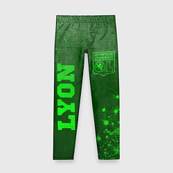 Детские легинсы Lyon - green gradient вертикально