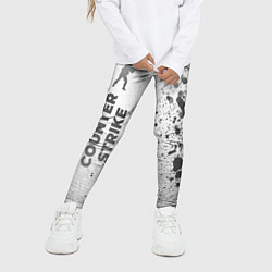 Леггинсы для девочки Counter Strike - white gradient по-вертикали, цвет: 3D-принт — фото 2