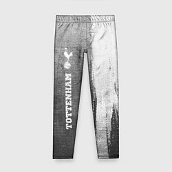 Леггинсы для девочки Tottenham - grey gradient по-вертикали, цвет: 3D-принт