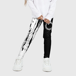 Леггинсы для девочки Семь смертных грехов краски, цвет: 3D-принт — фото 2