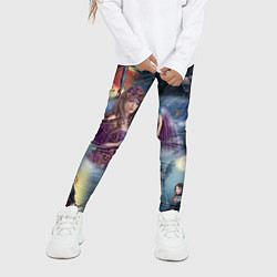 Леггинсы для девочки Ведьмы и волшебницы, цвет: 3D-принт — фото 2