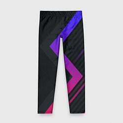 Детские легинсы Color black line