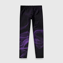 Леггинсы для девочки Color smoke purple, цвет: 3D-принт