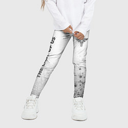 Леггинсы для девочки The Last Of Us - white gradient вертикально, цвет: 3D-принт — фото 2