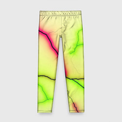Леггинсы для девочки Multicolored lightning, цвет: 3D-принт