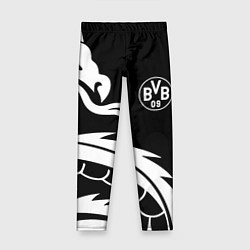 Детские легинсы Borussia дракон белый