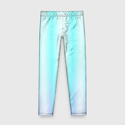 Леггинсы для девочки Neon white blue lines, цвет: 3D-принт