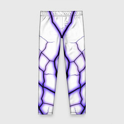 Детские легинсы Color white purple