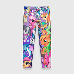 Леггинсы для девочки My Little Pony, цвет: 3D-принт
