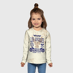 Лонгслив детский Moto t-shirt 1, цвет: 3D-принт — фото 2