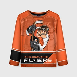 Лонгслив детский Philadelphia Flyers, цвет: 3D-принт