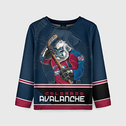 Лонгслив детский Colorado Avalanche, цвет: 3D-принт