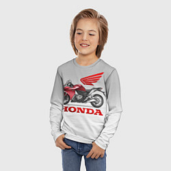 Лонгслив детский Honda 2, цвет: 3D-принт — фото 2