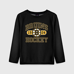 Лонгслив детский Boston Bruins: Est.1924, цвет: 3D-принт