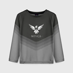 Лонгслив детский Wings Uniform, цвет: 3D-принт