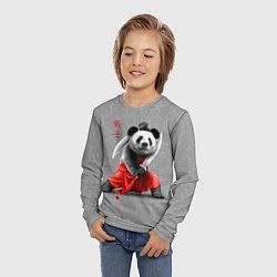 Лонгслив детский Master Panda, цвет: 3D-принт — фото 2