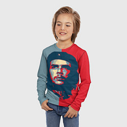 Лонгслив детский Che Guevara, цвет: 3D-принт — фото 2