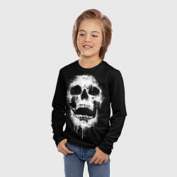 Лонгслив детский Evil Skull, цвет: 3D-принт — фото 2