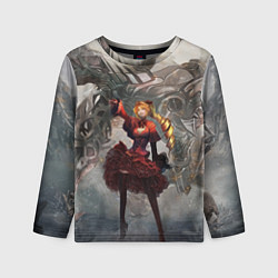 Лонгслив детский Shigatsu wa Kimi, цвет: 3D-принт