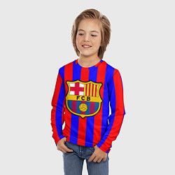 Лонгслив детский Barca FCB Club, цвет: 3D-принт — фото 2