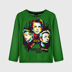 Лонгслив детский Green Day: Trio, цвет: 3D-принт