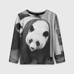 Лонгслив детский Большая панда, цвет: 3D-принт
