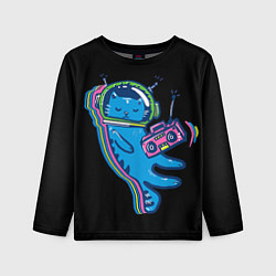 Лонгслив детский Космокот 1, цвет: 3D-принт