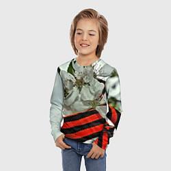 Лонгслив детский Георгиевская лента, цвет: 3D-принт — фото 2
