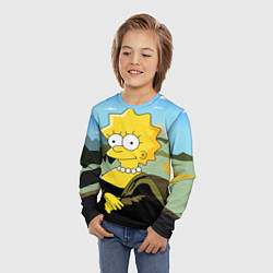 Лонгслив детский Mona Liza, цвет: 3D-принт — фото 2