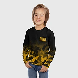 Лонгслив детский PUBG: Military Honeycomb, цвет: 3D-принт — фото 2