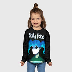 Лонгслив детский Sally Face: Light Silhouette, цвет: 3D-принт — фото 2