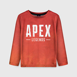 Лонгслив детский Apex Legends: Red Logo, цвет: 3D-принт