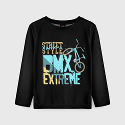 Лонгслив детский BMX Extreme, цвет: 3D-принт