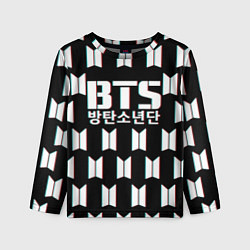 Детский лонгслив BTS: Black Pattern