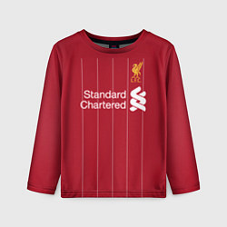Лонгслив детский FC Liverpool: Shaqiri Home 19-20, цвет: 3D-принт