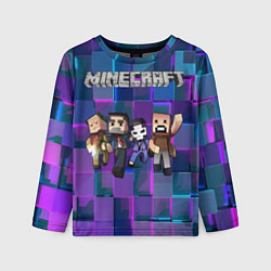 Детский лонгслив Minecraft Heroes